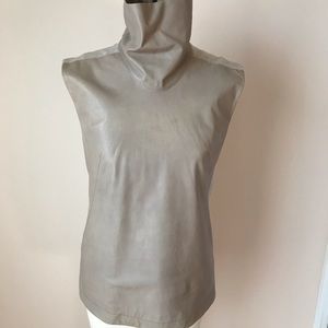 Helmut Lang Leather Top